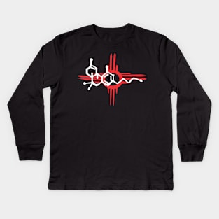 Zia Thc molecule Kids Long Sleeve T-Shirt